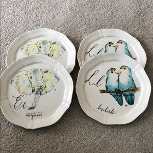 Anthropology Appetizer Plates.